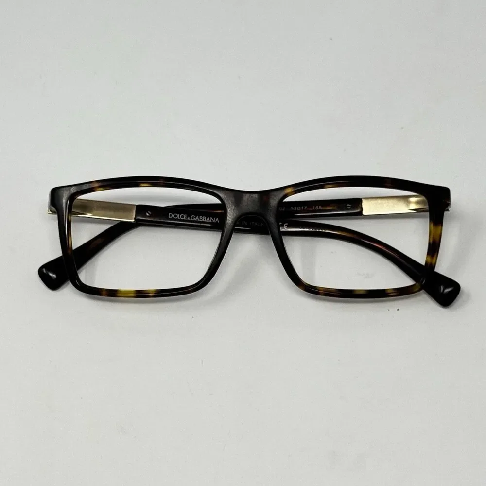 Dolce & Gabbana DG3217 502 Havana Gold Eyeglass Frames 53-17-145
